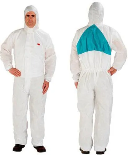 3M Type 5/6 Disposable Coverall Green/White (Pack of 20) - 4520