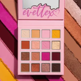 BEAUTYCREATIONS Evettexo Eyes On Me Paleta de Sombras 16 Tonos