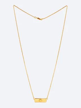 BLING BAR LA MADONNA NECKLACE - SHORT