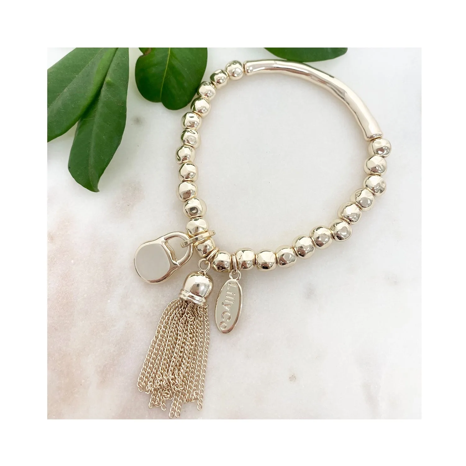 Bracelet Gold Padlock