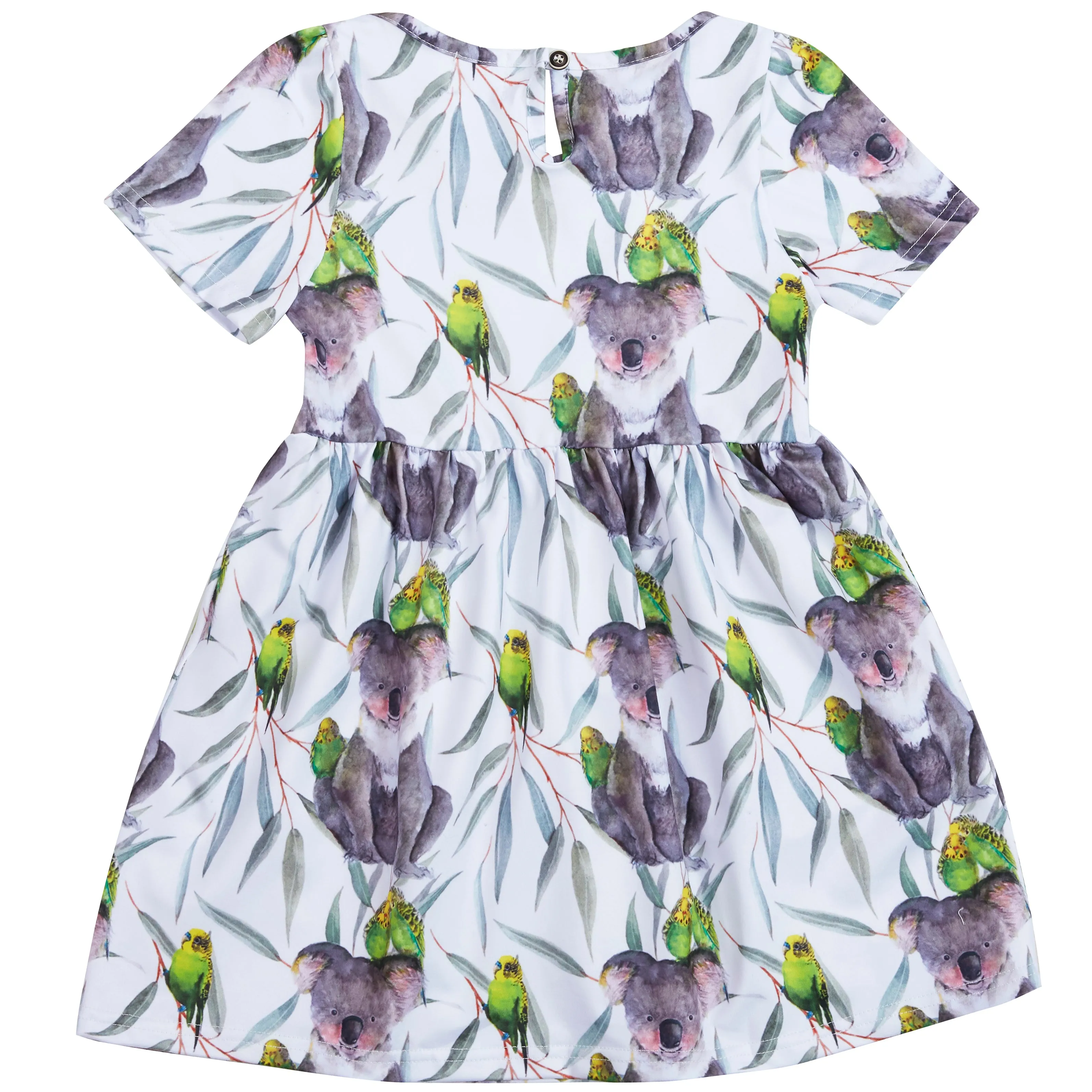 Budgie Koala Pocket Dress