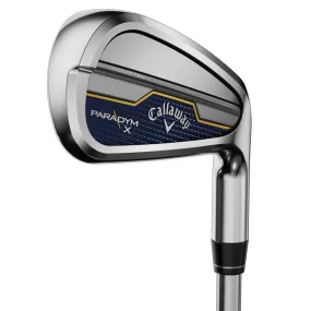 Callaway Mens Paradym X LH 5-PW Irons Steel Regular