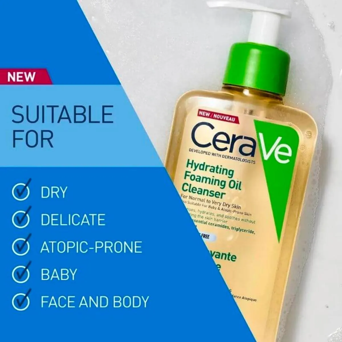 CeraVe | Hydrating Foaming Oil Cleanser 236ml