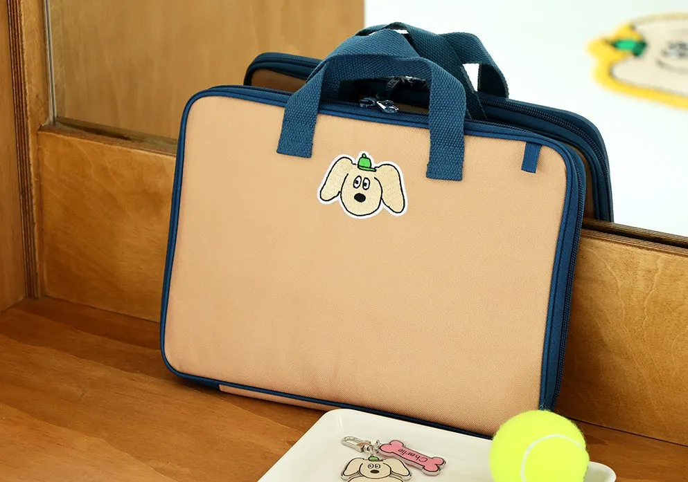 Cute Animal Characters 11iPad  Laptop Sleeves Pouches Square Cases Covers Top Handle Purses Handbags Briefcases Protections