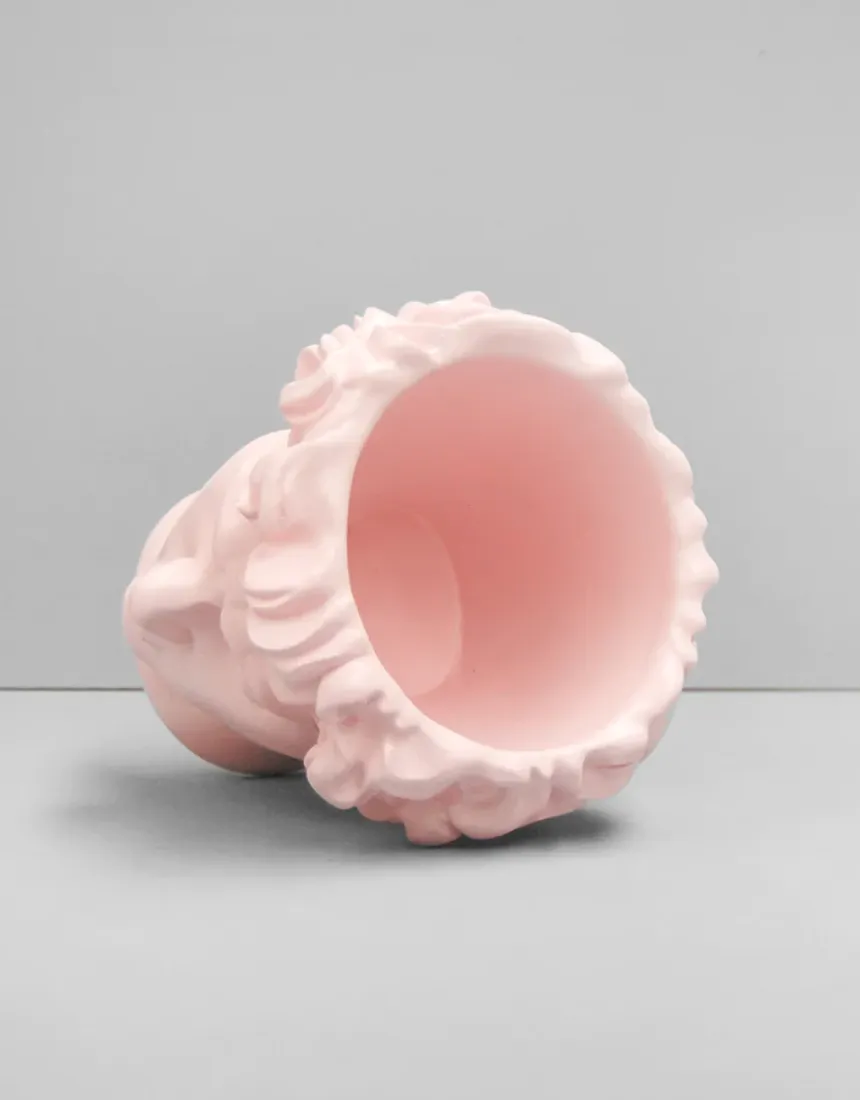 David Vase/Plant Holder - Pink