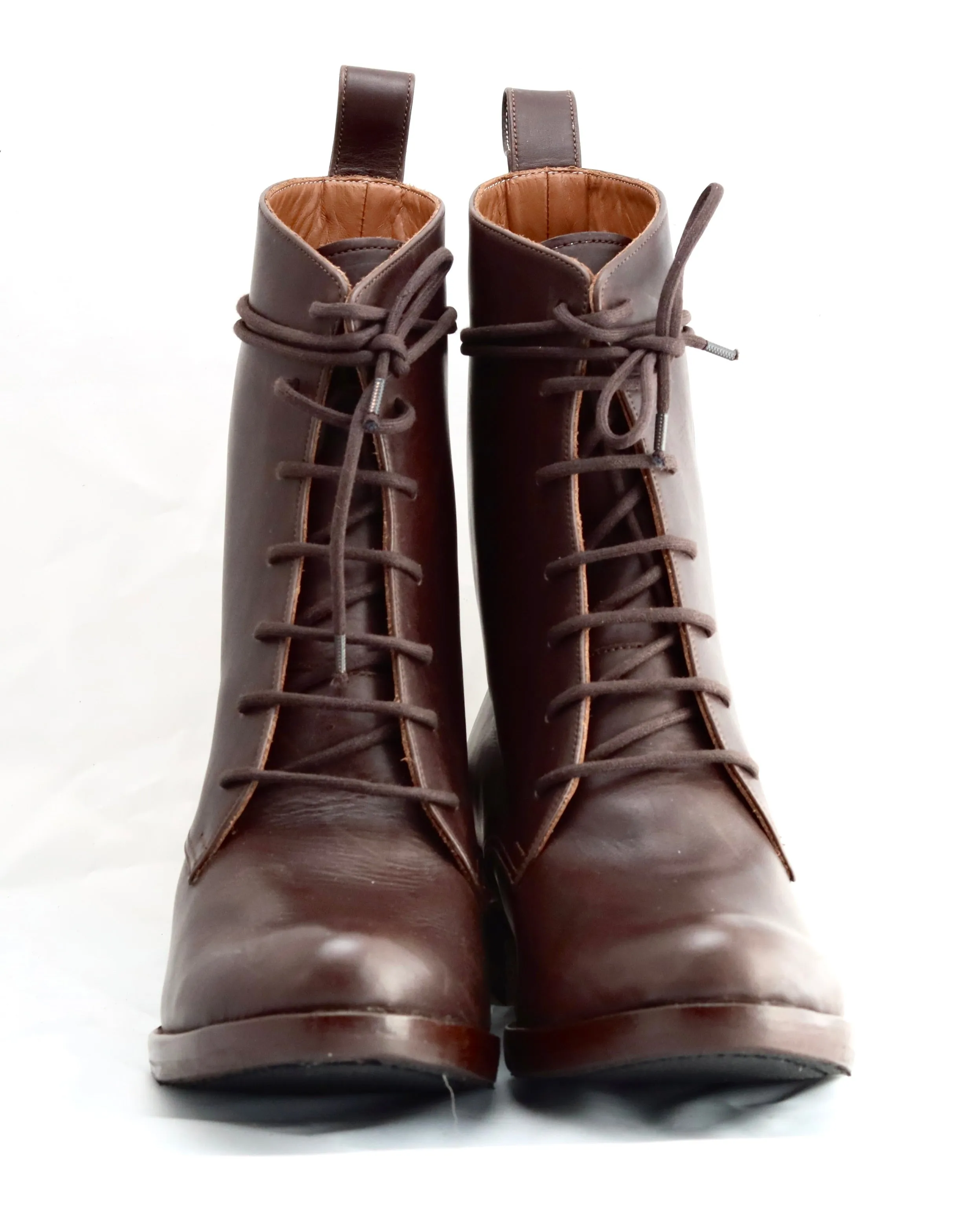 Derby Boot high | choc | calf