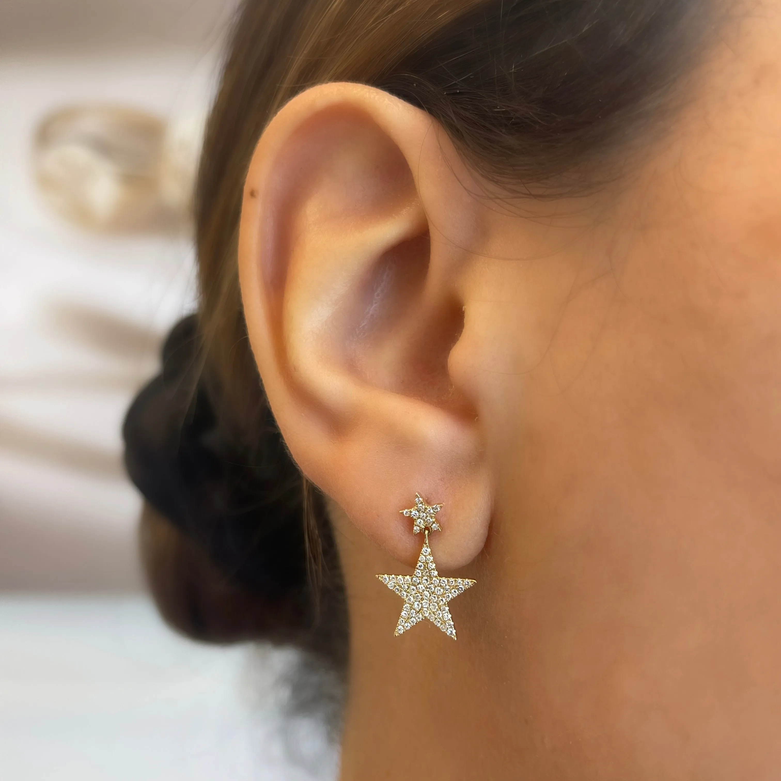 Double Star Diamond Studs