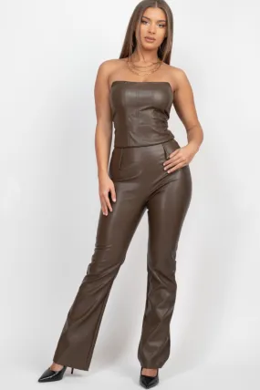 Doubletake Faux Leather Pants