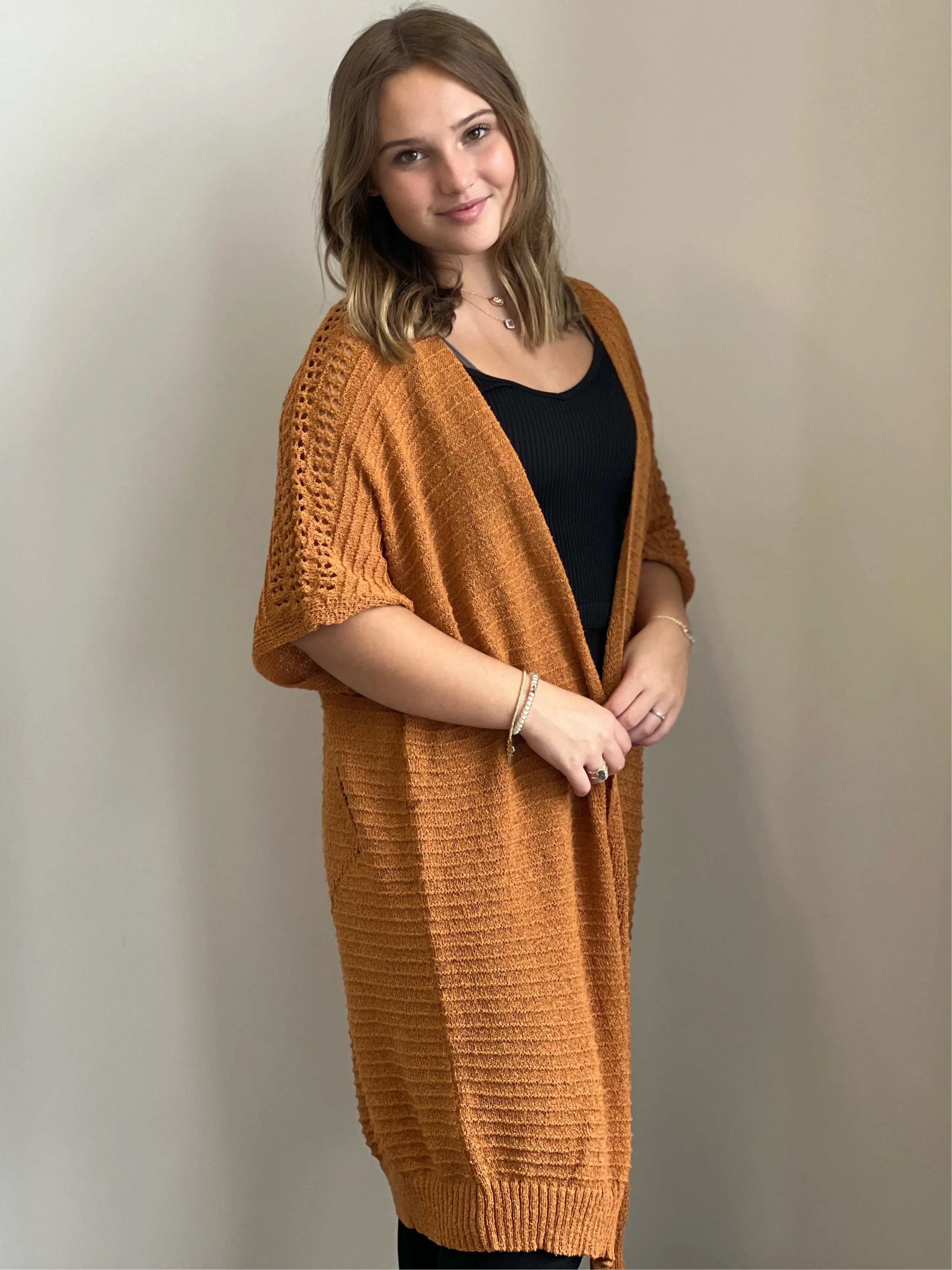 Fiona Light Weight Sweater Kimono (Lush and Regular)