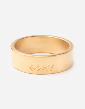 Highs and Lows Matte Gold Ring