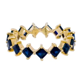 Jo Band Yellow Gold Sapphire