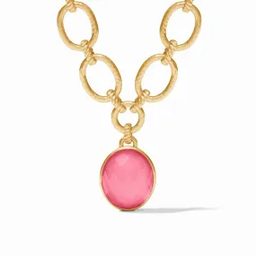 Julie Vos Nassau Statement Necklace, Peony Pink