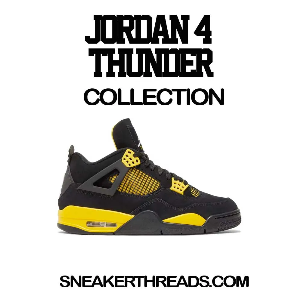 Kids Yellow Thunder 4 Shirt - Greatness - Black