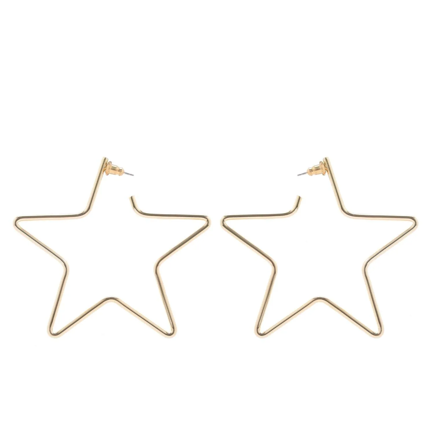 Large Full Star Earrings