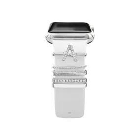 Letter Initial Alphabet Decorative Charms for Apple Watch Band