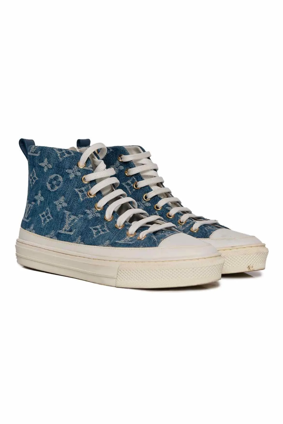 Louis Vuitton Size 35.5 Stellar High Line Sneaker