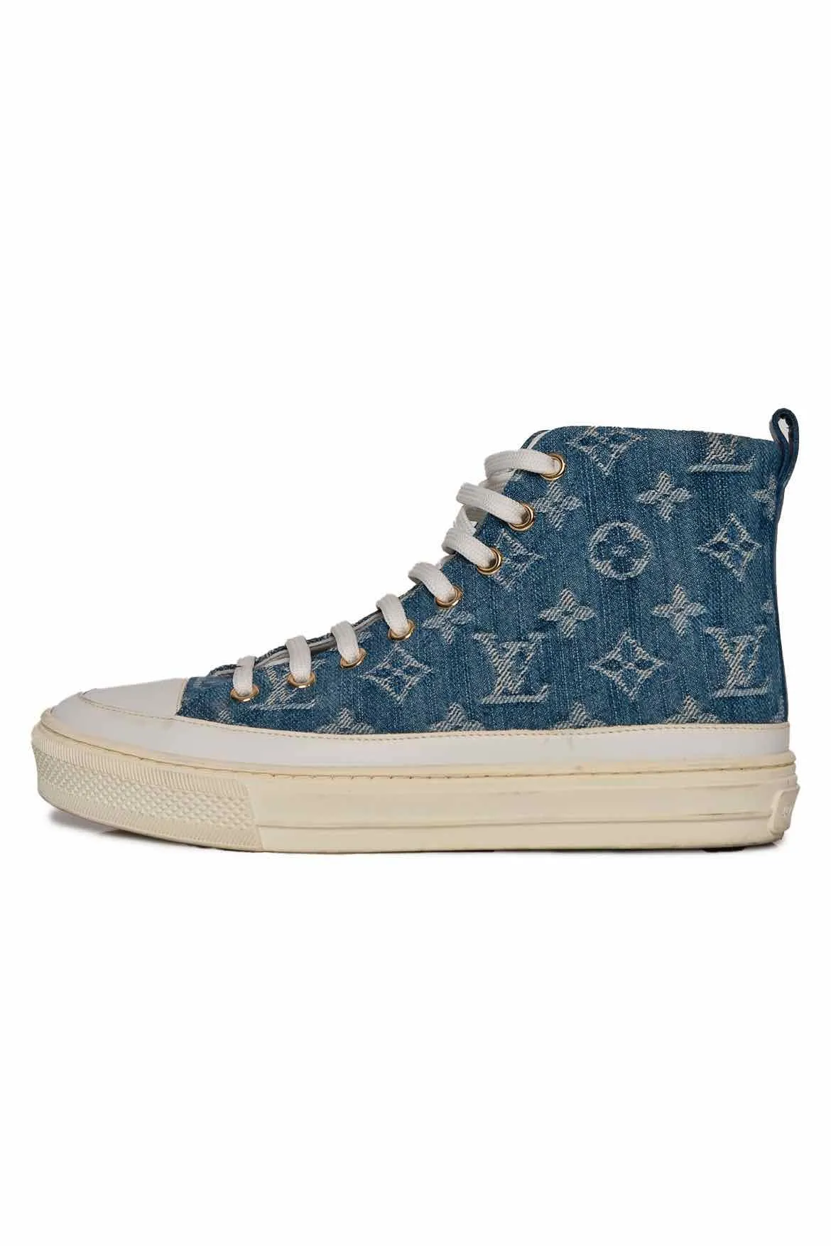 Louis Vuitton Size 35.5 Stellar High Line Sneaker