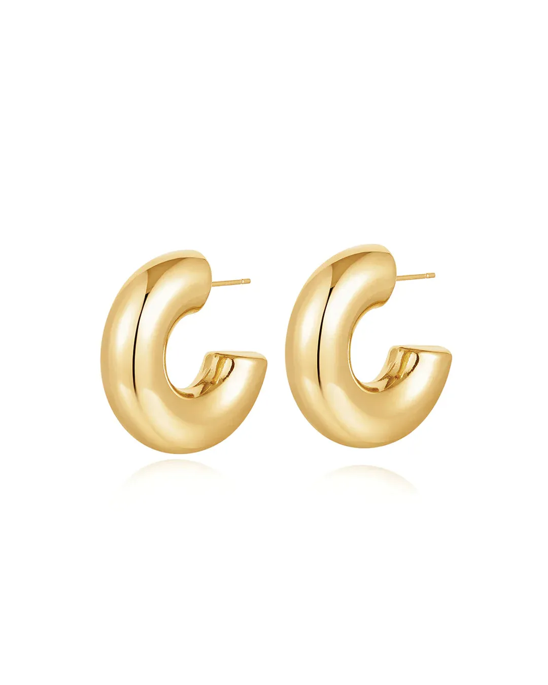 LUV AJ NOEMI HOOPS- GOLD