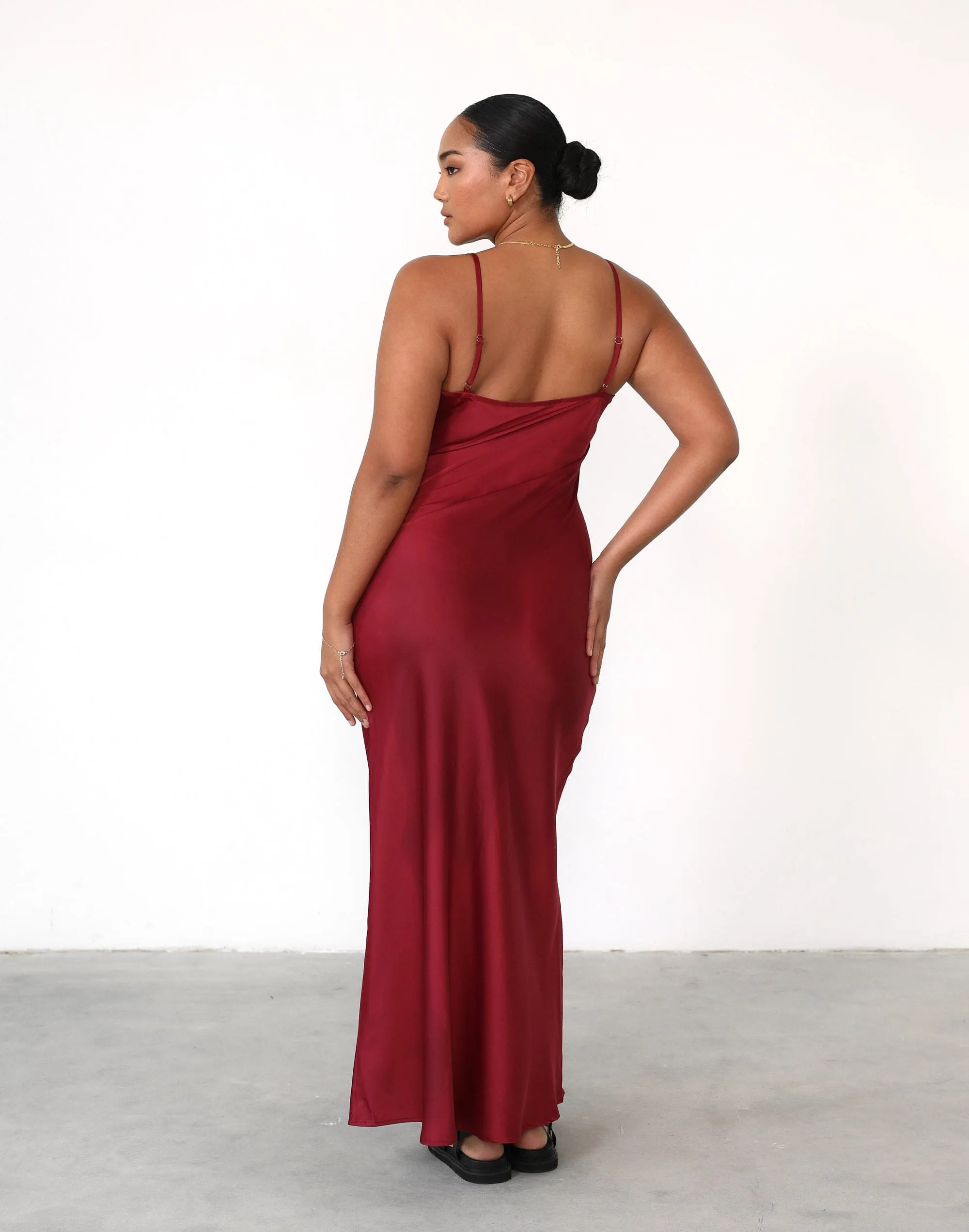 Martha Maxi Dress (Merlot)