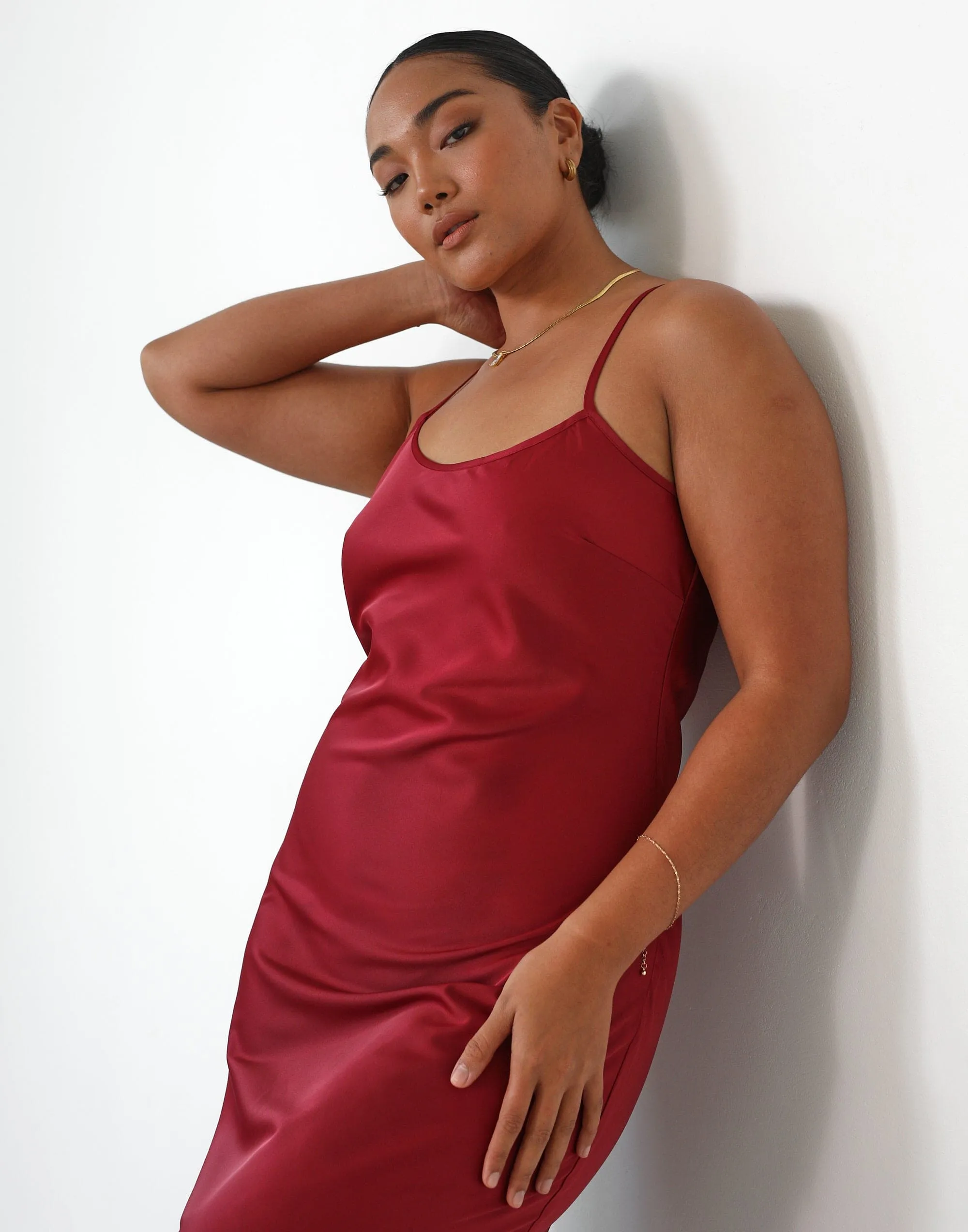 Martha Maxi Dress (Merlot)