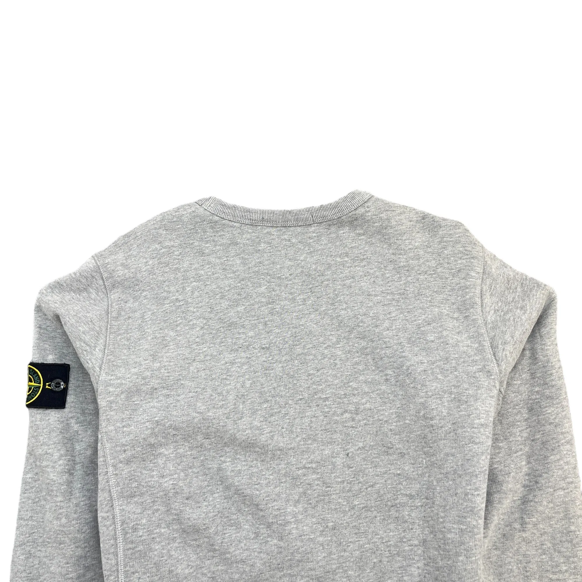 Men's Applique Logo Sweatshirt Grey Size L