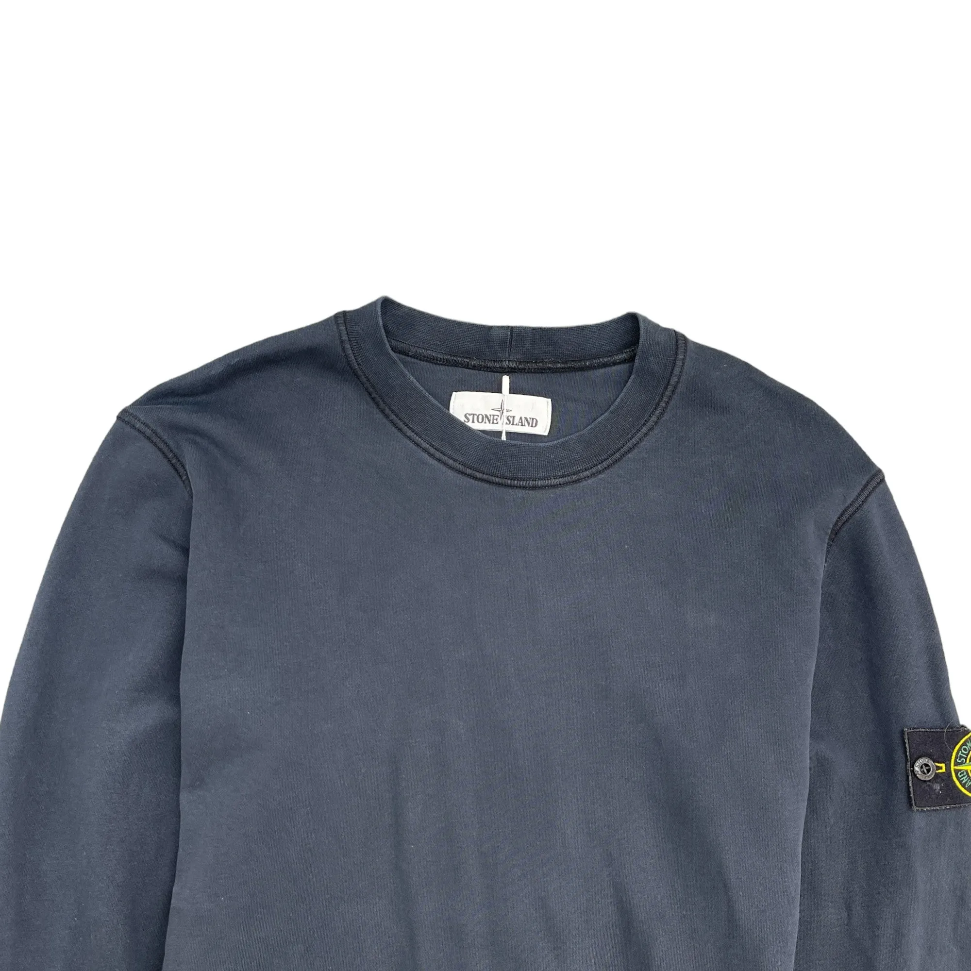 Men's Applique Logo Sweatshirt Navy Size M