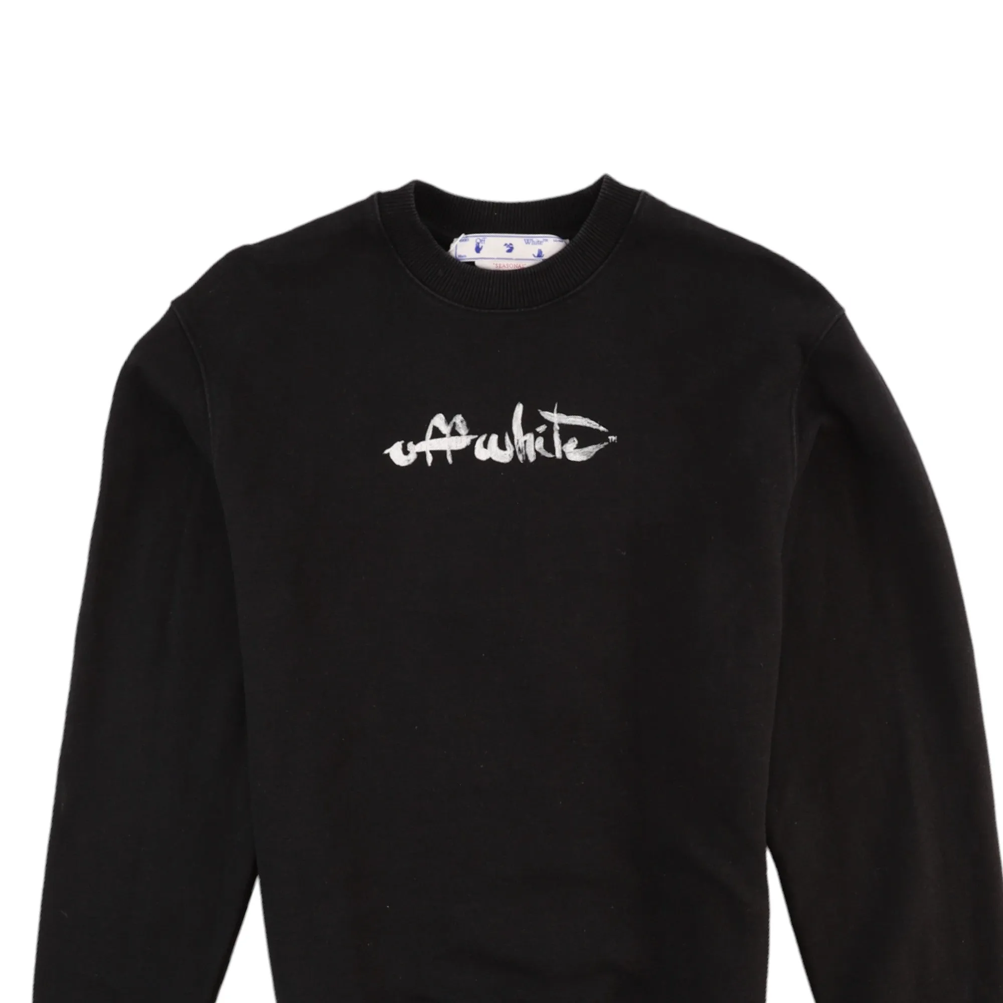 Men's Arrow Logo Sweatshirt Black Size S