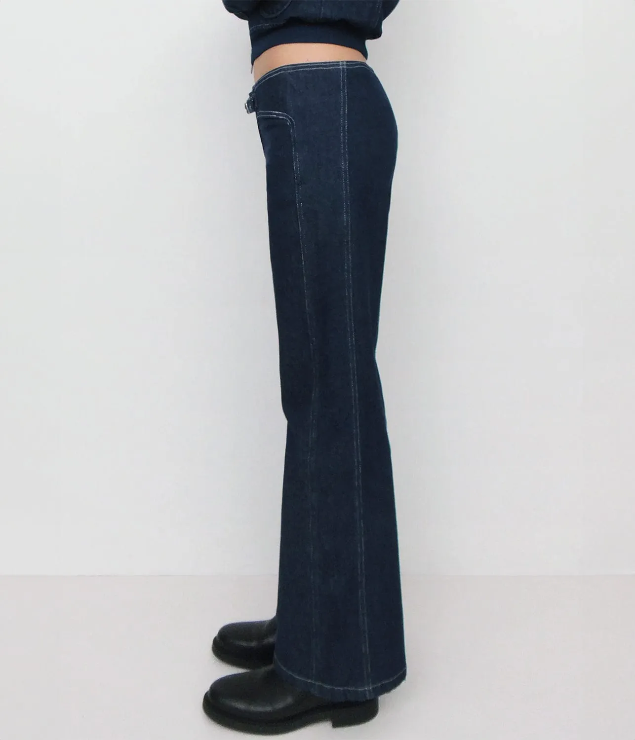 NICOLE TROUSERS- BLUE