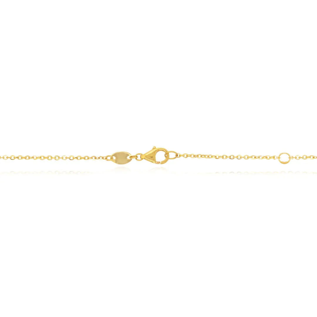 Onyx Bar Chain Necklace