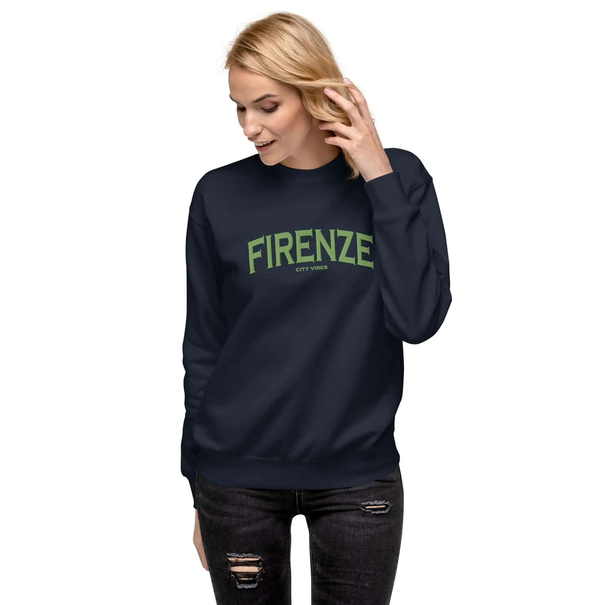 Premium Sweatshirt FIRENZE (Blau/Grün)