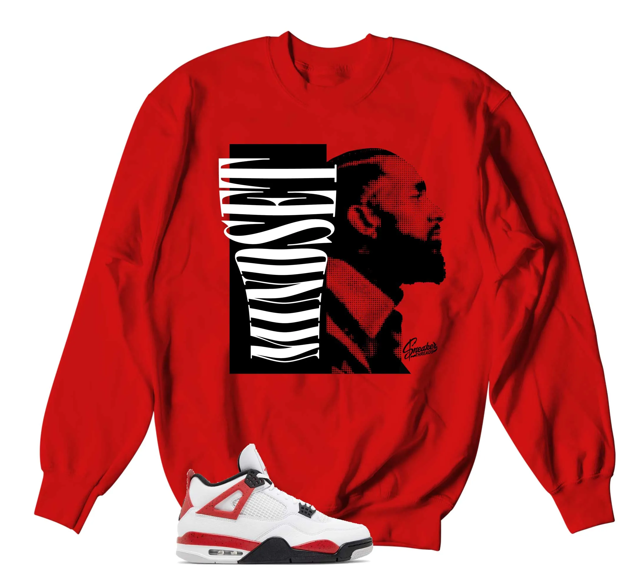 Retro 4 Red Cement Mindset Sweater