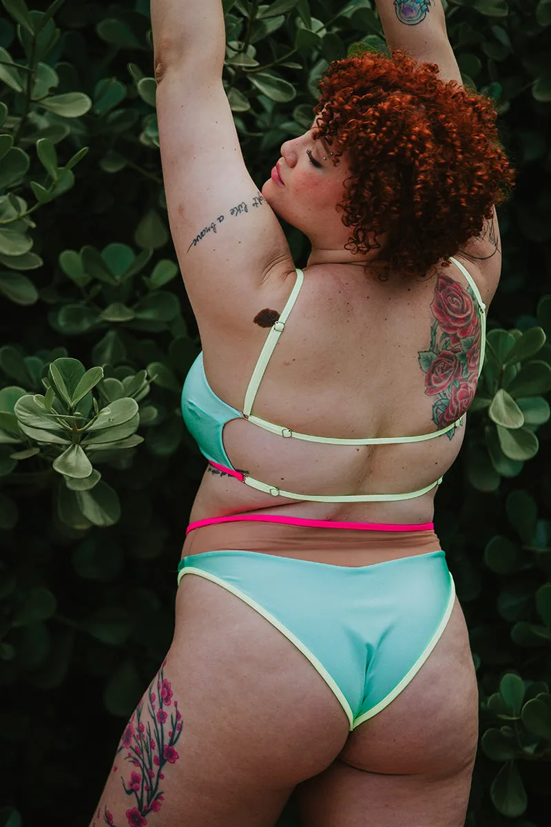 Rolling Vento Neon Reversible Bottoms - Blue/Rosé