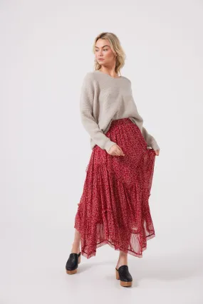 Sabrina Skirt (Red Mystic)