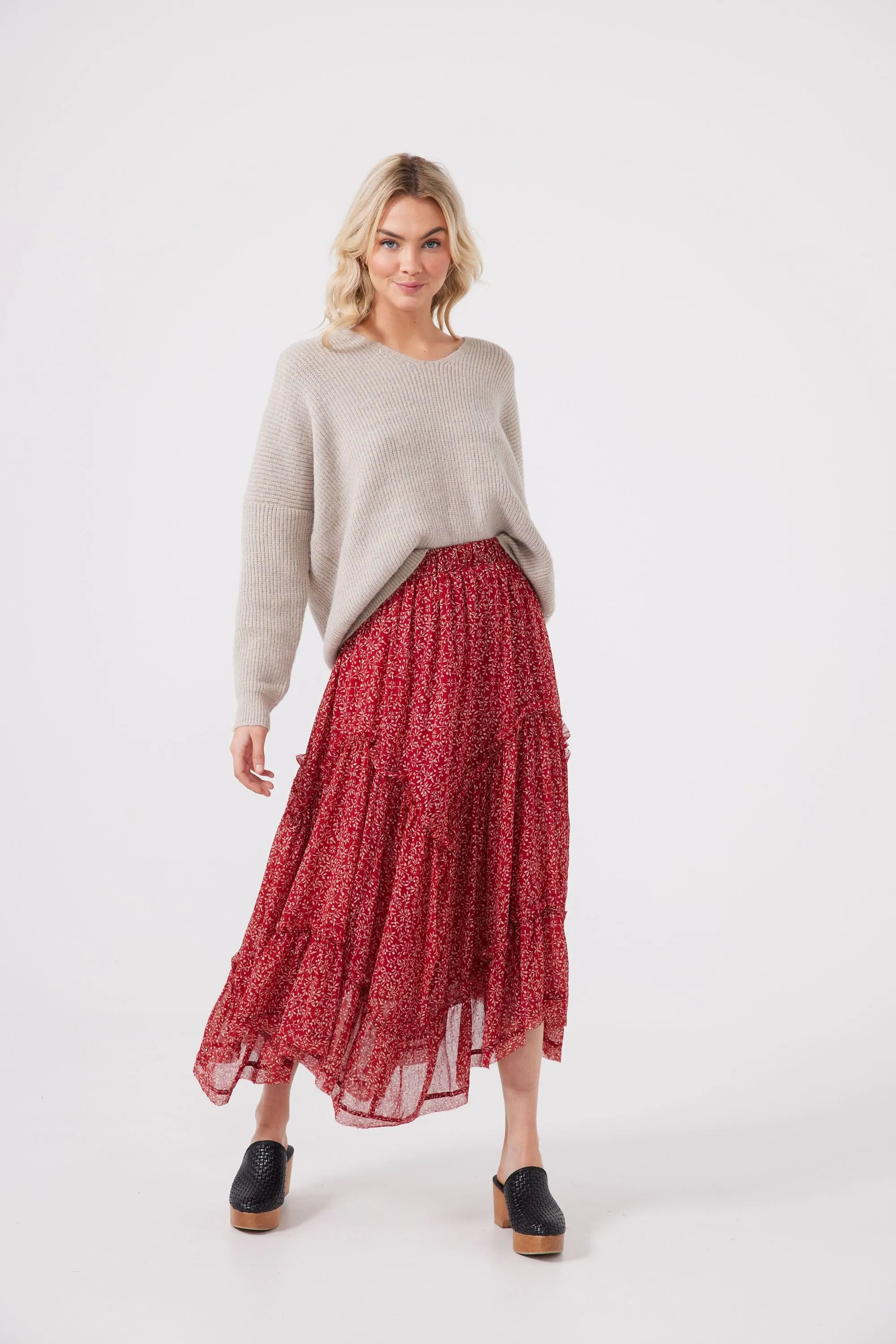 Sabrina Skirt (Red Mystic)