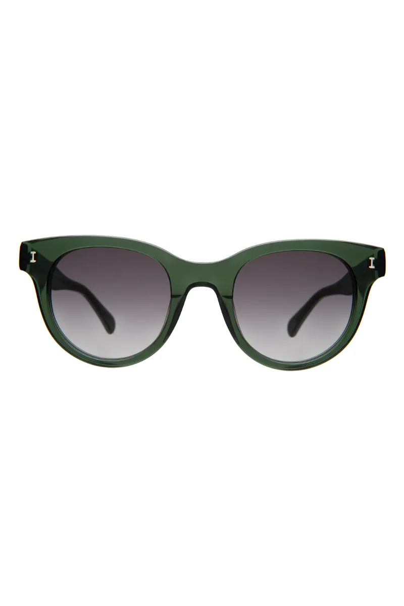 Sicilia Sunglasses - Pine w/ Grey Gradient