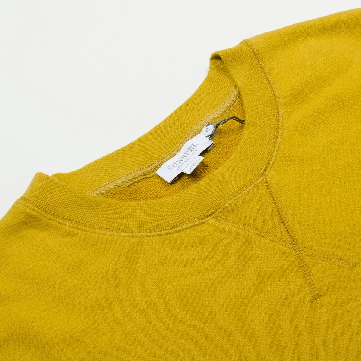 Sunspel - Loopback Sweatshirt - Tumeric (Yellow)