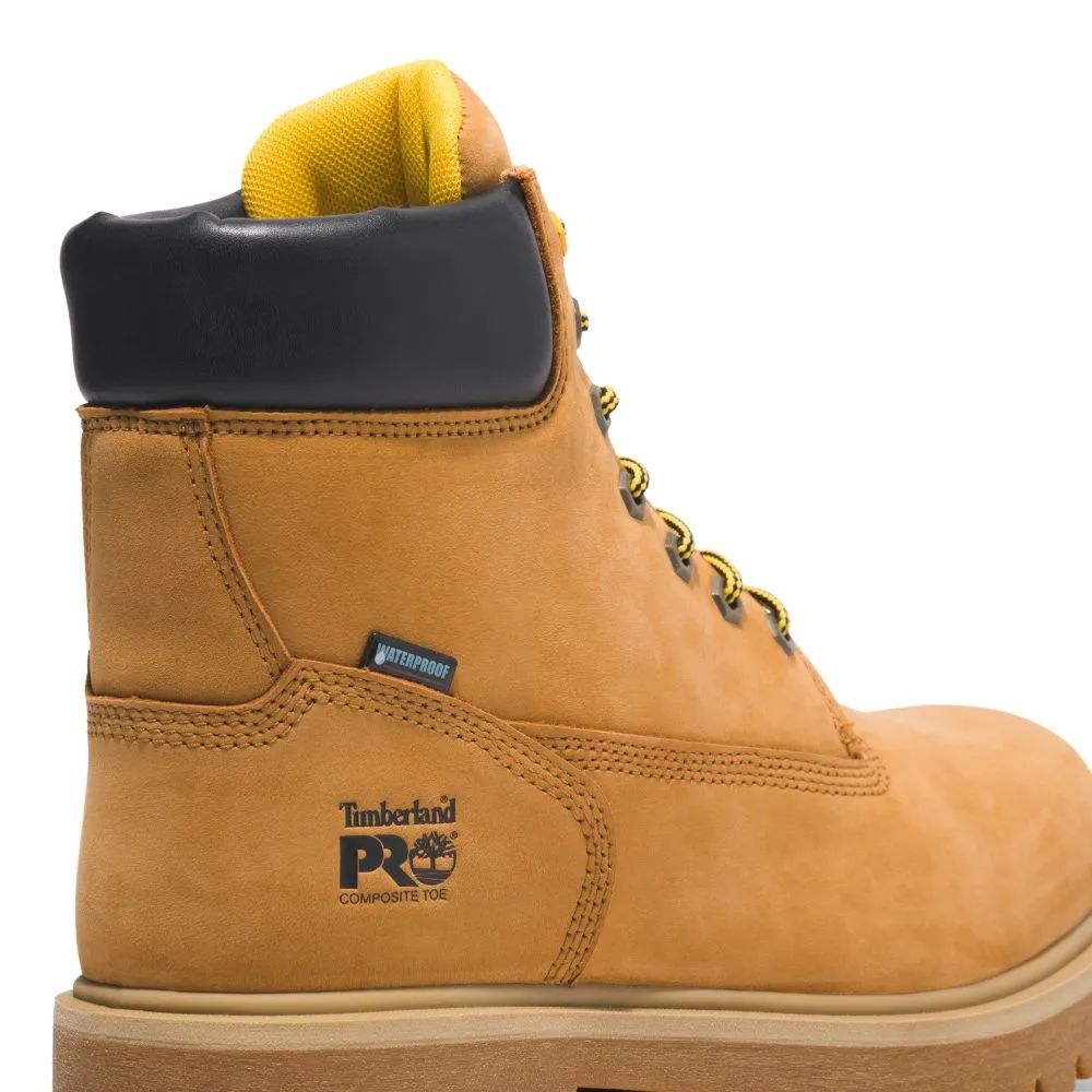 Timberland PRO Direct Attach Waterproof Unisex 6" Composite Toe Safety Boot with Vibram TB0A5QJ2231 - Wheat